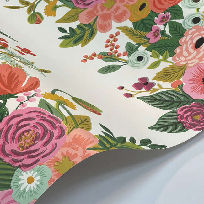 garden-party-trellis-white-dark-pink-wallpaper-york-wallcoverings-rp7310 - York Wallpaper Wallpaper