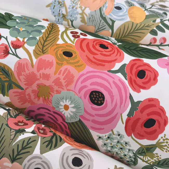 garden-party-trellis-white-dark-pink-wallpaper-york-wallcoverings-rp7310 - York Wallpaper Wallpaper