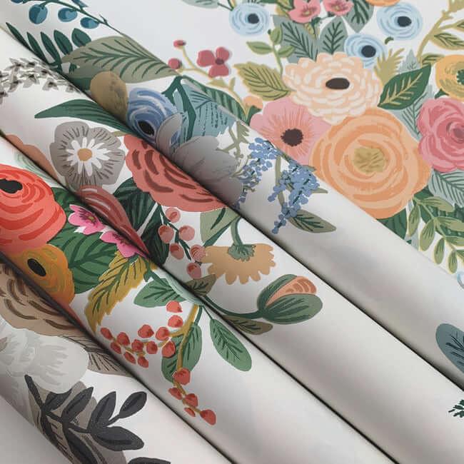 garden-party-trellis-white-dark-pink-wallpaper-york-wallcoverings-rp7310 - York Wallpaper Wallpaper