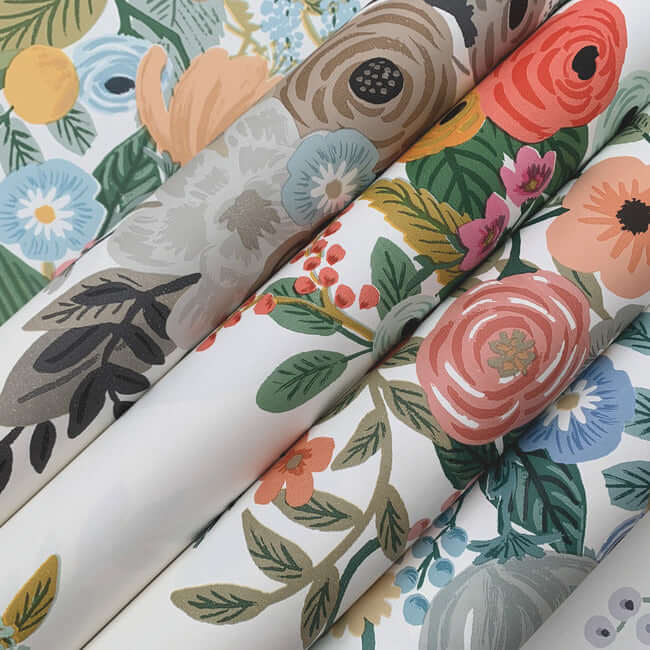 garden-party-trellis-white-dark-pink-wallpaper-york-wallcoverings-rp7310 - York Wallpaper Wallpaper