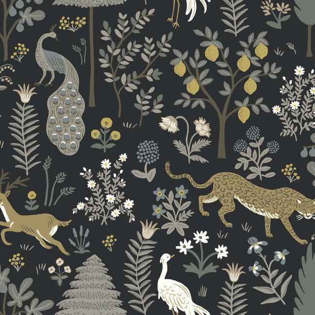 Menagerie Blue Wallpaper - York Wallcoverings - RP7302 - York Wallcoverings Wallpaper