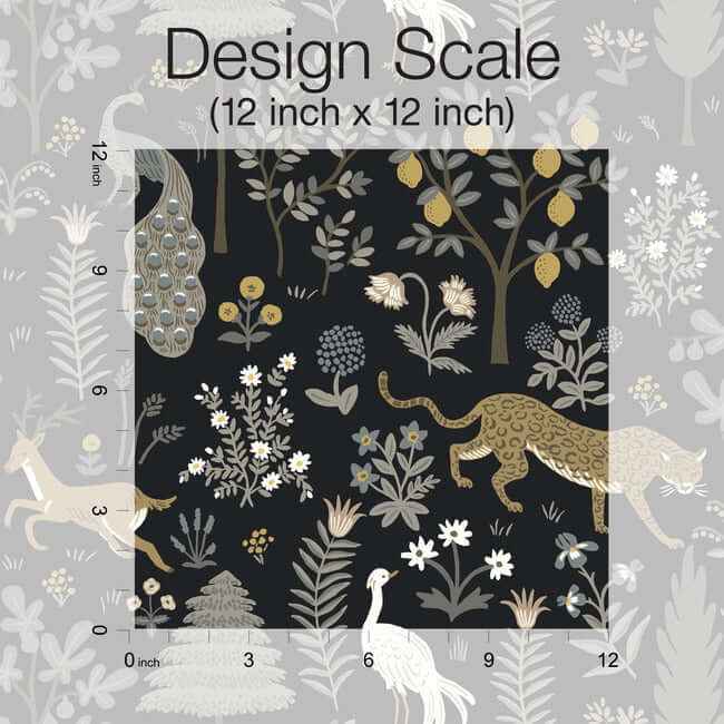 Menagerie Blue Wallpaper - York Wallcoverings - RP7302 - York Wallcoverings Wallpaper