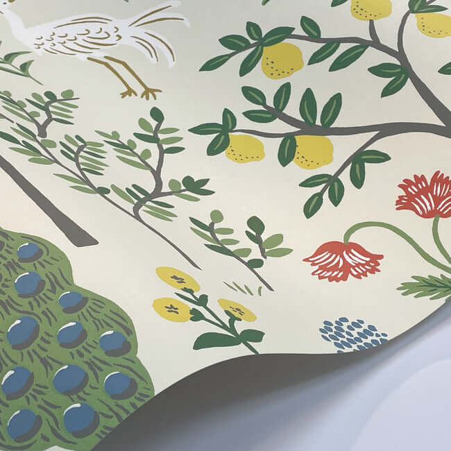 menagerie-wallpaper-cream-york-wallcoverings-rp7303 - York Wallcoverings Wallpaper