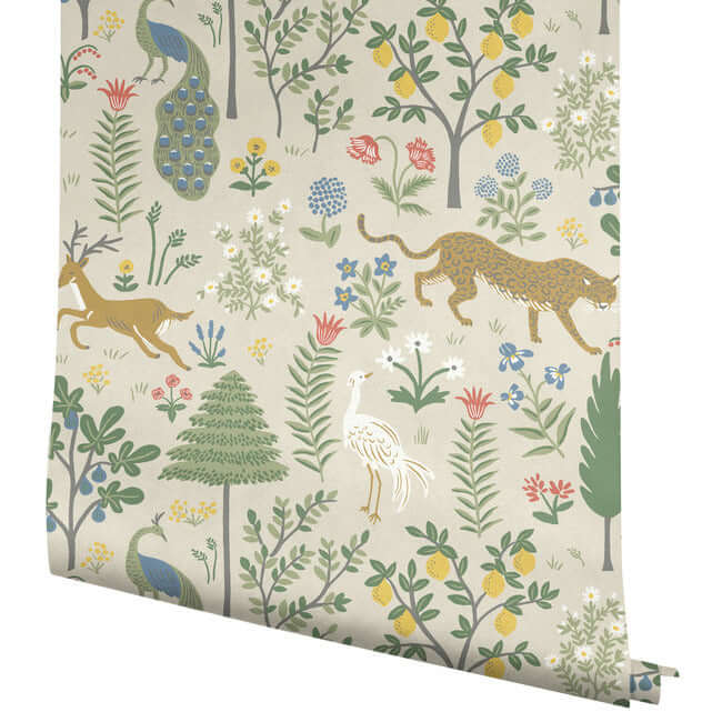 menagerie-wallpaper-cream-york-wallcoverings-rp7303 - York Wallcoverings Wallpaper