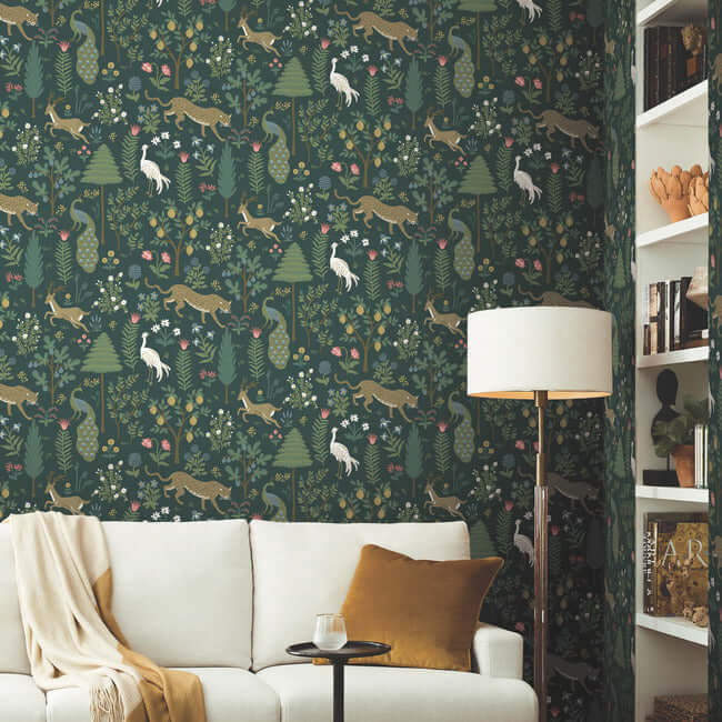 menagerie-blue-wallpaper-york-wallcoverings-rp7306 - York Wallpaper Wallpaper
