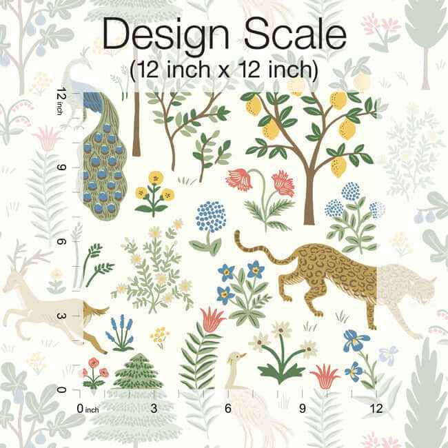 Menagerie White & Brown Wallpaper - York Wallcoverings - RP7305 - York Wallcoverings Wallpaper