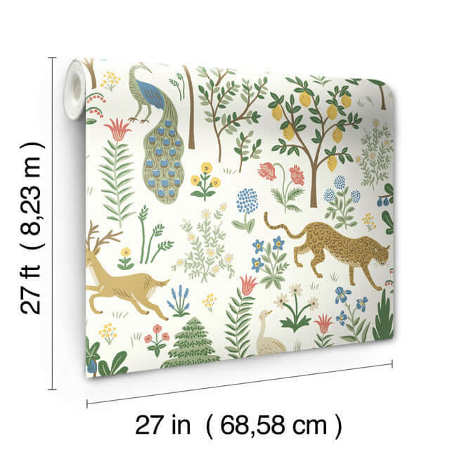menagerie-wallpaper-white-york-wallcoverings-rp7305 - York Wallcoverings Wallpaper