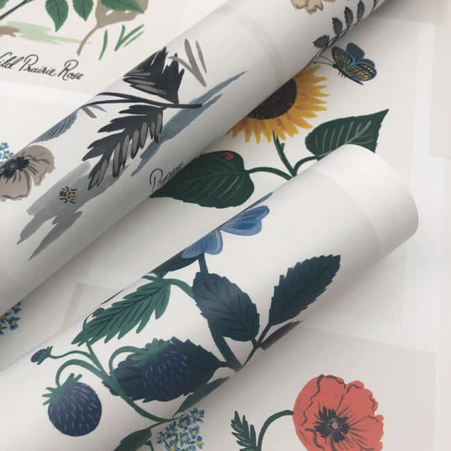 botanical-prints-wallpaper-linen-york-wallcoverings-rp7336 - York Wallcoverings Wallpaper