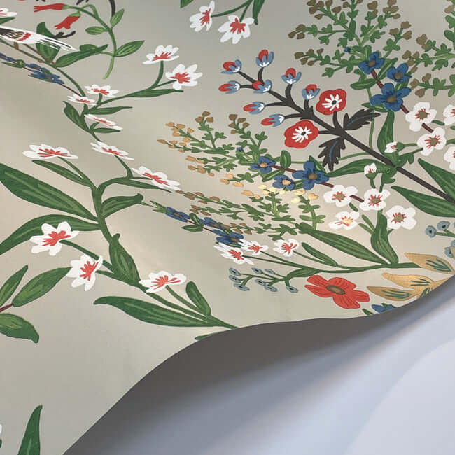luxembourg-wallpaper-linen-multi-york-wallcoverings-rp7327 - York Wallcoverings Wallpaper