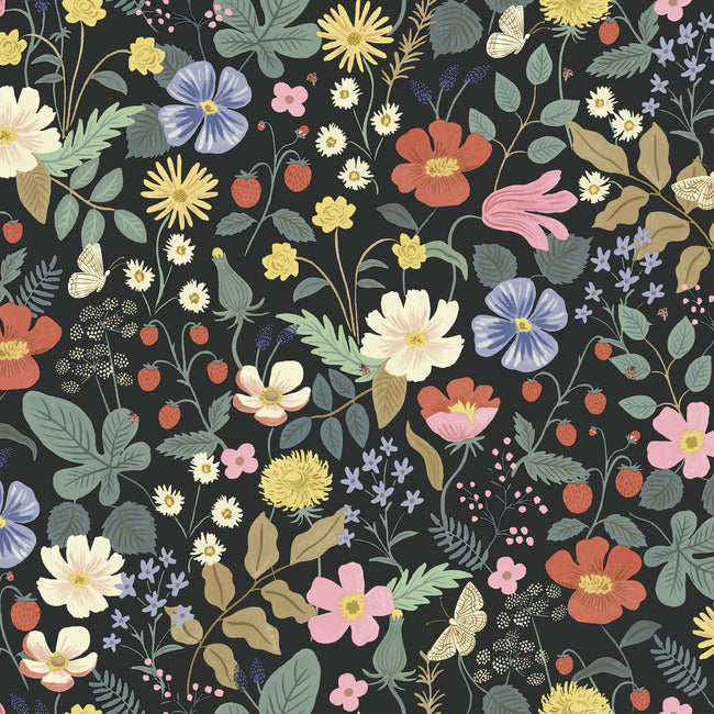 strawberry-fields-wallpaper-black-york-wallcoverings-rp7355