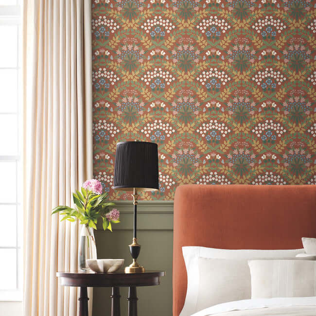 bramble-wallpaper-rust-york-wallcoverings-rp7320 - York Wallcoverings Wallpaper