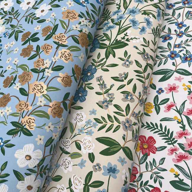 Wildwood Garden Beige & Green Wallpaper - York Wallcoverings - RP7375 - York Wallcoverings Wallpaper
