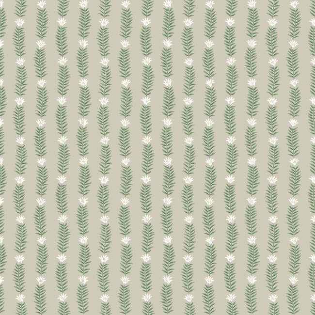 Eden Beige & Green Wallpaper - York Wallcoverings - RP7339 - York Wallcoverings Wallpaper