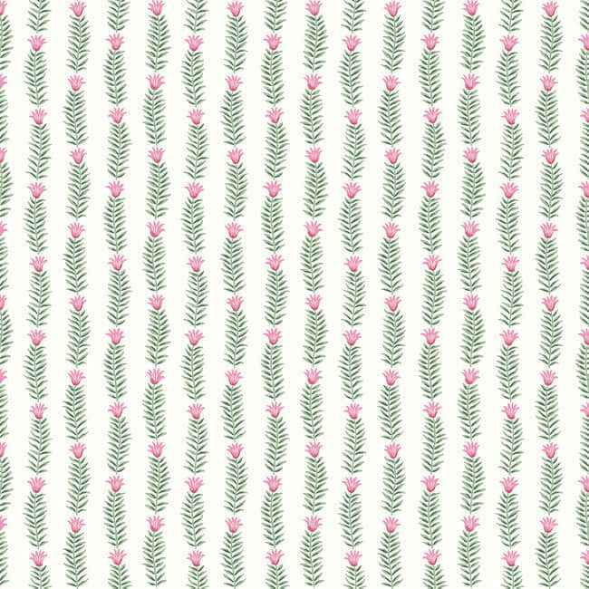 Eden White & Green Wallpaper - York Wallcoverings - RP7340 - York Wallcoverings Wallpaper