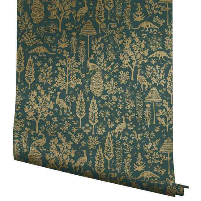 Menagerie Toile Brown Wallpaper - York Wallcoverings - RP7373 - York Wallcoverings Wallpaper