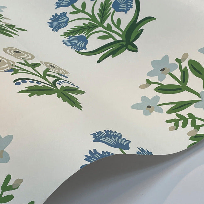 mughal-rose-white-purple-wallpaper-york-wallcoverings-rp7347 - York Wallpaper Wallpaper