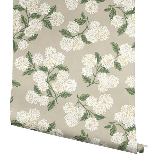 hydrangea-wallpaper-linen-york-wallcoverings-rp7394 - York Wallcoverings Wallpaper