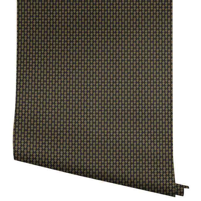 Petal Black Wallpaper - York Wallcoverings - RP7363 - York Wallcoverings Wallpaper