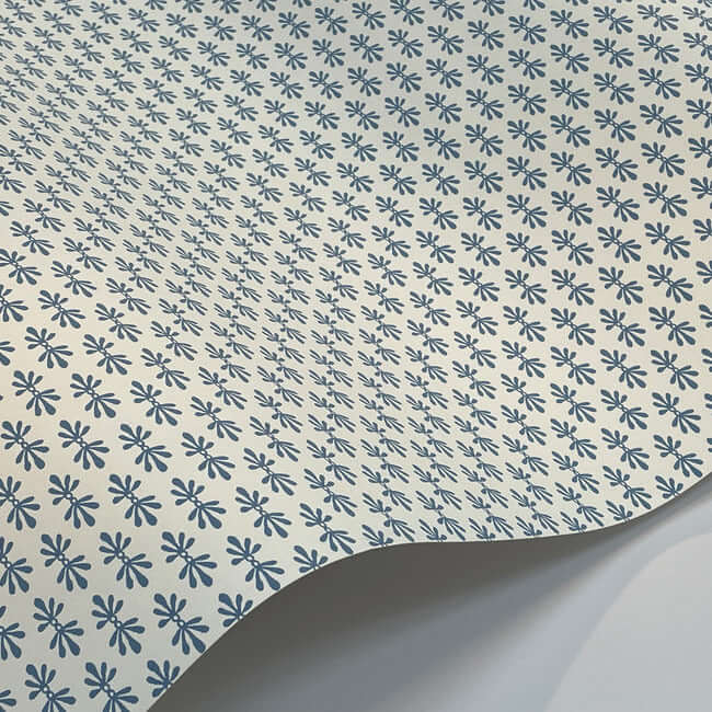 petal-white-blue-wallpaper-york-wallcoverings-rp7365 - York Wallpaper Wallpaper