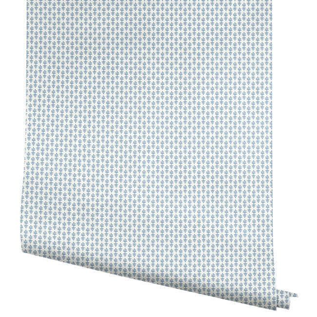 petal-white-blue-wallpaper-york-wallcoverings-rp7365 - York Wallpaper Wallpaper