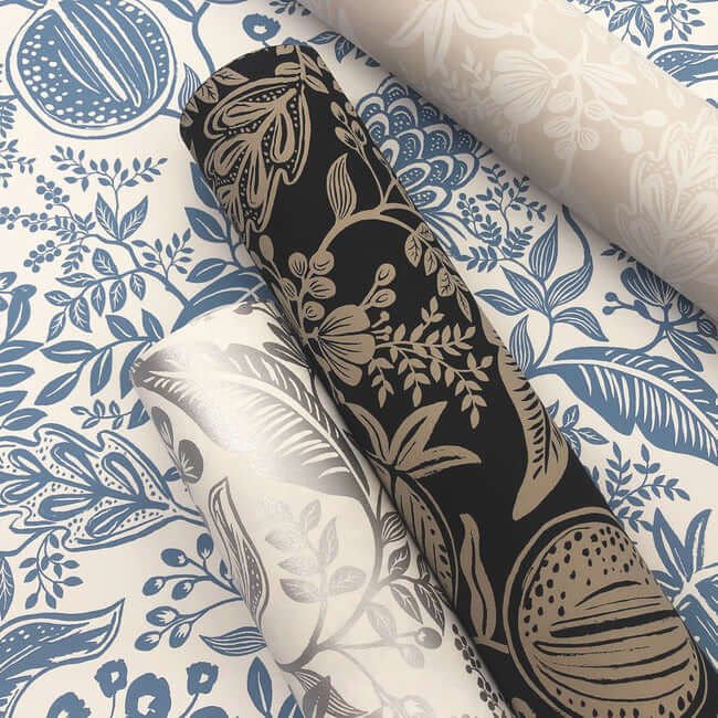 pomegranate-white-black-wallpaper-york-wallcoverings-rp7387 - York Wallpaper Wallpaper