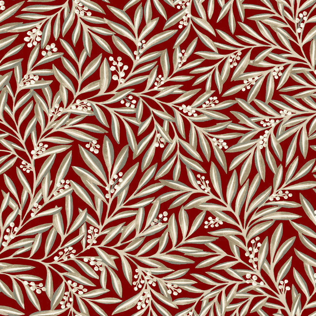 rowan-wallpaper-red-york-wallcoverings-ac9134 - York Wallcoverings Wallpaper