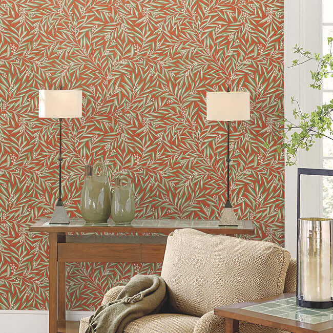 rowan-rust-wallpaper-york-wallcoverings-ac9131 - York Wallpaper Wallpaper