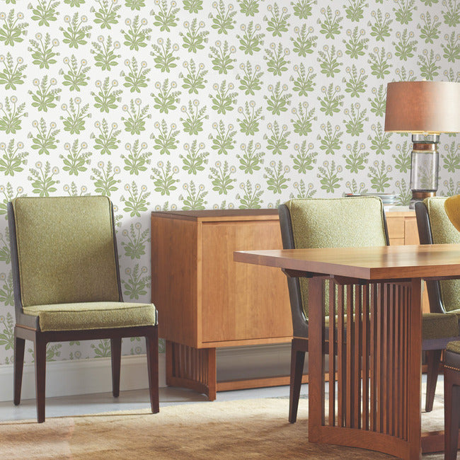 meadow-flowers-wallpaper-white-york-wallcoverings-ac9155 - York Wallcoverings Wallpaper