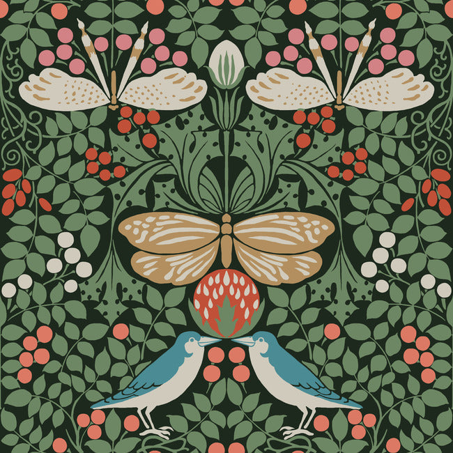 butterfly-garden-wallpaper-green-york-wallcoverings-ac9161