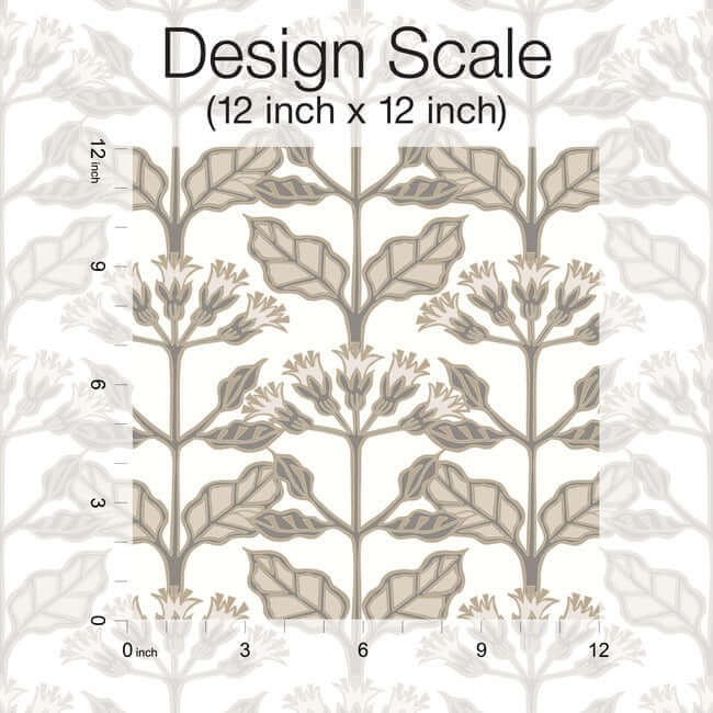 tracery-blooms-white-wallpaper-york-wallcoverings-ac9114 - York Wallcoverings Wallpaper