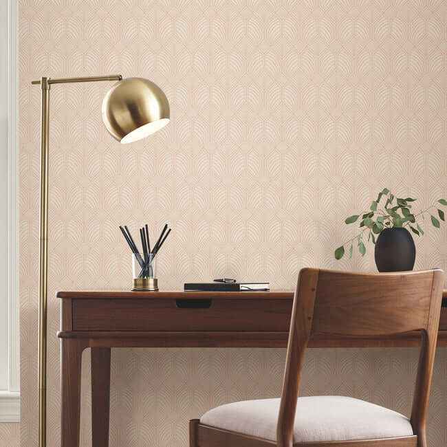 Craftsman Blush Wallpaper - York Wallcoverings - AC9186 - York Wallcoverings Wallpaper