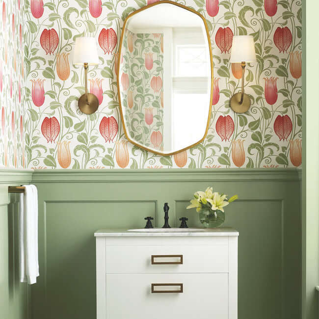 canterbury-bells-wallpaper-whitebrights-york-wallcoverings-ac9201 - York Wallcoverings Wallpaper