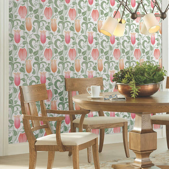canterbury-bells-wallpaper-whitebrights-york-wallcoverings-ac9201 - York Wallcoverings Wallpaper