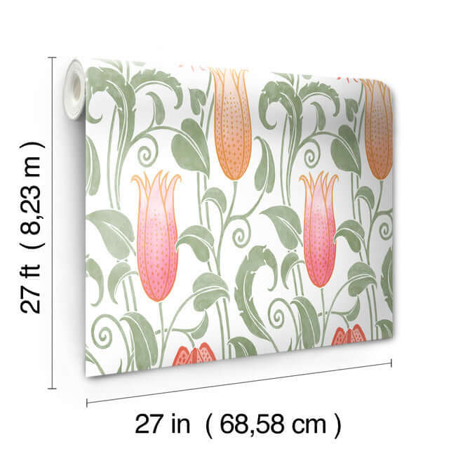 canterbury-bells-wallpaper-whitebrights-york-wallcoverings-ac9201 - York Wallcoverings Wallpaper