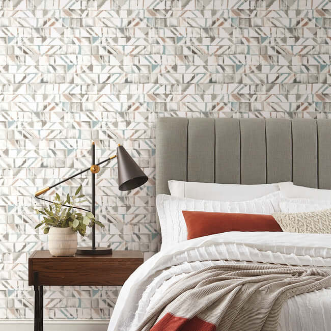 refraction-brown-beige-peel-stick-wallpaper-york-wallcoverings-psw1222rl - York Wallpaper Wallpaper