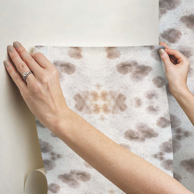 leopard-appaloosa-premium-peel-stick-wallpaper-buttermilk-york-wallcoverings-psw1386rl - York Wallcoverings Wallpaper