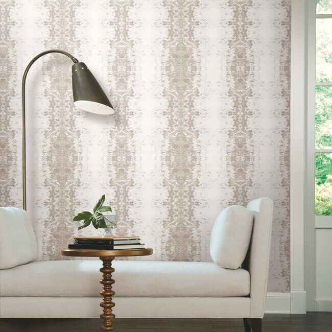 Marbled Appaloosa Beige Peel & Stick Wallpaper - York Wallcoverings - PSW1381RL - York Wallcoverings Wallpaper