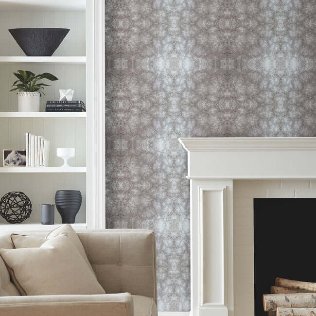 rose-dapple-warm-grey-peel-stick-wallpaper-york-wallcoverings-psw1382rl - York Wallpaper Wallpaper