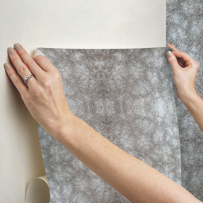 rose-dapple-warm-grey-peel-stick-wallpaper-york-wallcoverings-psw1382rl - York Wallpaper Wallpaper