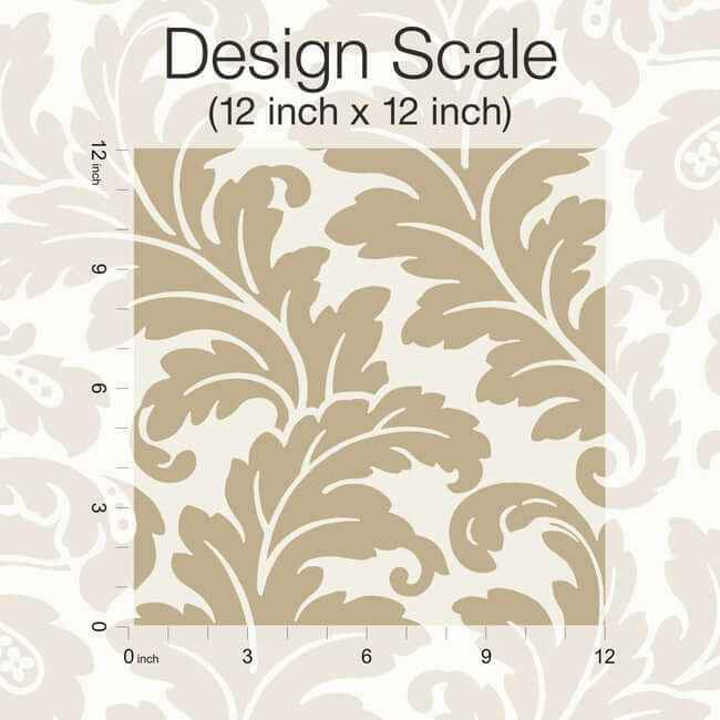 Modern Romance Gold Metallic Wallpaper - York Wallcoverings - DT5045 - York Wallcoverings Wallpaper