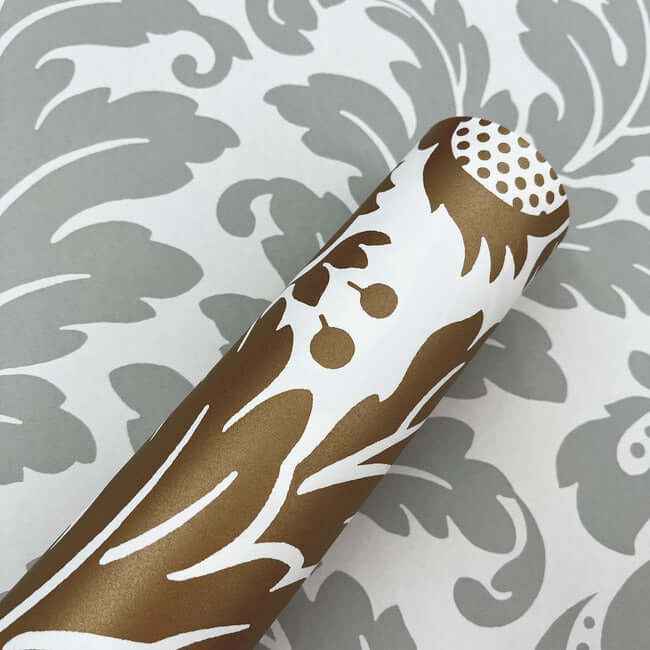 Modern Romance Grey Wallpaper - York Wallcoverings - DT5041 - York Wallcoverings Wallpaper
