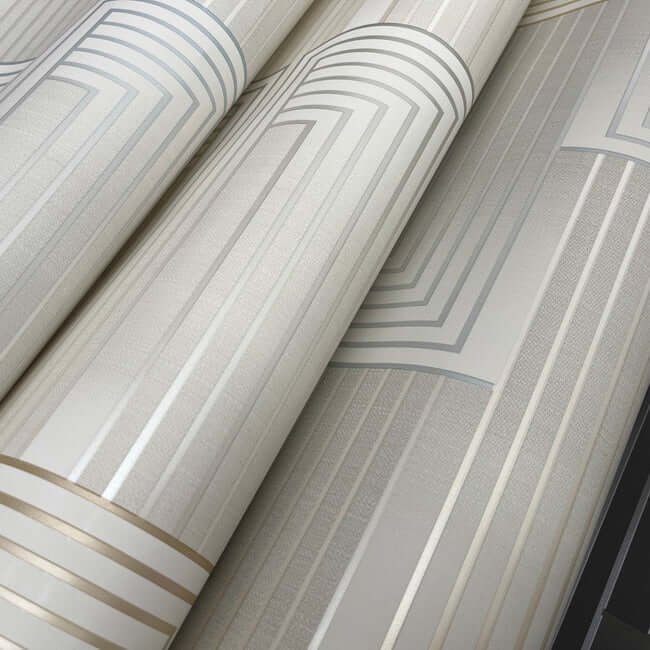vanishing-dusty-blue-silver-wallpaper-york-wallcoverings-dt5074 - York Wallcoverings Wallpaper