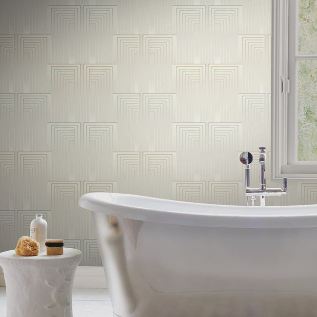 vanishing-wallpaper-silvergold-york-wallcoverings-dt5073 - York Wallcoverings Wallpaper