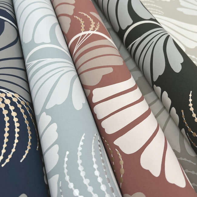 dancing-leaves-tan-wallpaper-york-wallcoverings-dt5131 - York Wallcoverings Wallpaper