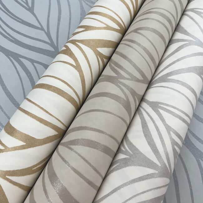 palma-white-silver-wallpaper-york-wallcoverings-dt5084 - York Wallpaper Wallpaper