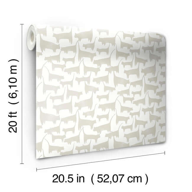 cat-tails-premium-peel-stick-wallpaper-neutral-york-wallcoverings-psw1341rl - York Wallcoverings Wallpaper