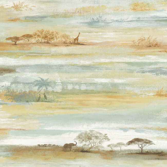 Savanna Sunset Premium Peel Stick Wallpaper Sunset - York Wallcoverings - PSW1348RL - York Wallcoverings Wallpaper