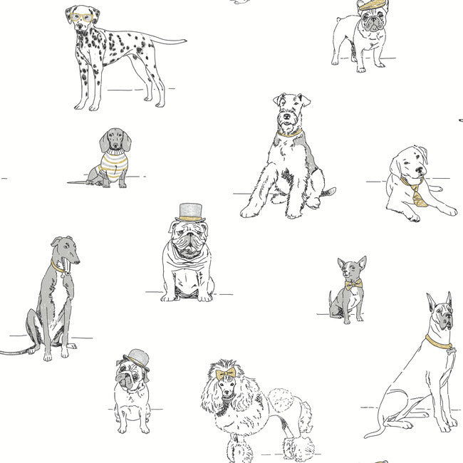 dogs-life-premium-peel-stick-wallpaper-silver-gold-york-wallcoverings-psw1339rl