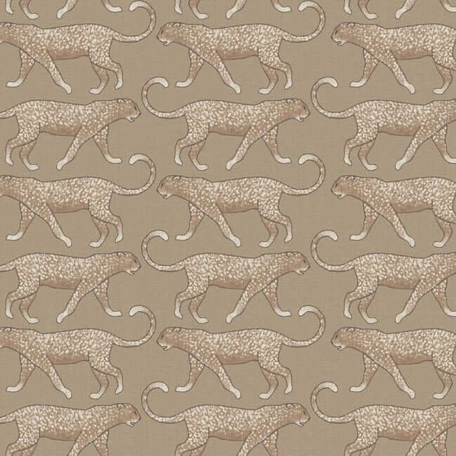 big-cat-walk-premium-peel-stick-wallpaper-fawn-york-wallcoverings-psw1358rl - York Wallcoverings Wallpaper