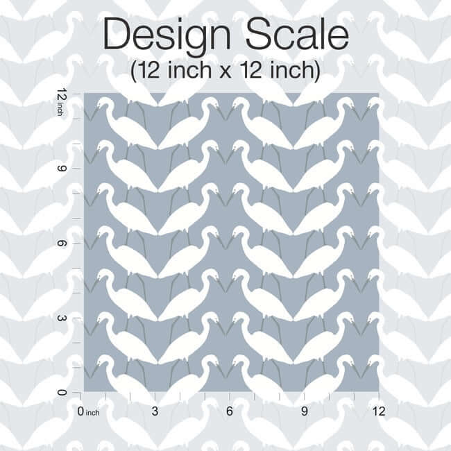 elegant-birds-premium-peel-stick-wallpaper-denim-york-wallcoverings-psw1347rl - York Wallcoverings Wallpaper